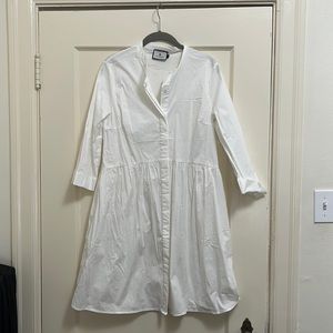 NWOT White Tuckernuck Royal Shirt Dress
